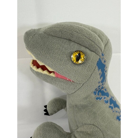 Blue Raptor Dinosaur Jurassic World Park Plush Build-A-Bear BAB 15" Velociraptor - Picture 6 of 9